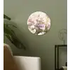 Quote - Bloemen - Schilderachtig Wandcirkel plexiglas klein -sfeer3
