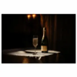 Prosecco - Bubbels - Sfeervol - Drank poster papier klein -3d