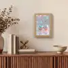 Kersen - Glanzend - Regenboogkleur Light Box met kabel (Tafellamp) klein -sfeer2