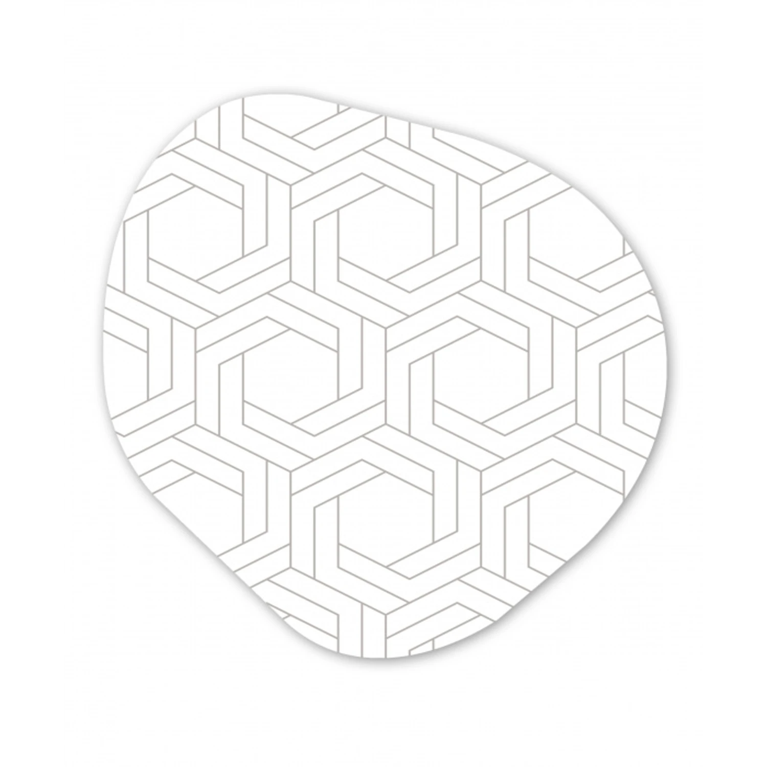 Design - Geometrie - Patronen - Abstract Wandcirkel Organisch Forex 3mm klein 629 -3d