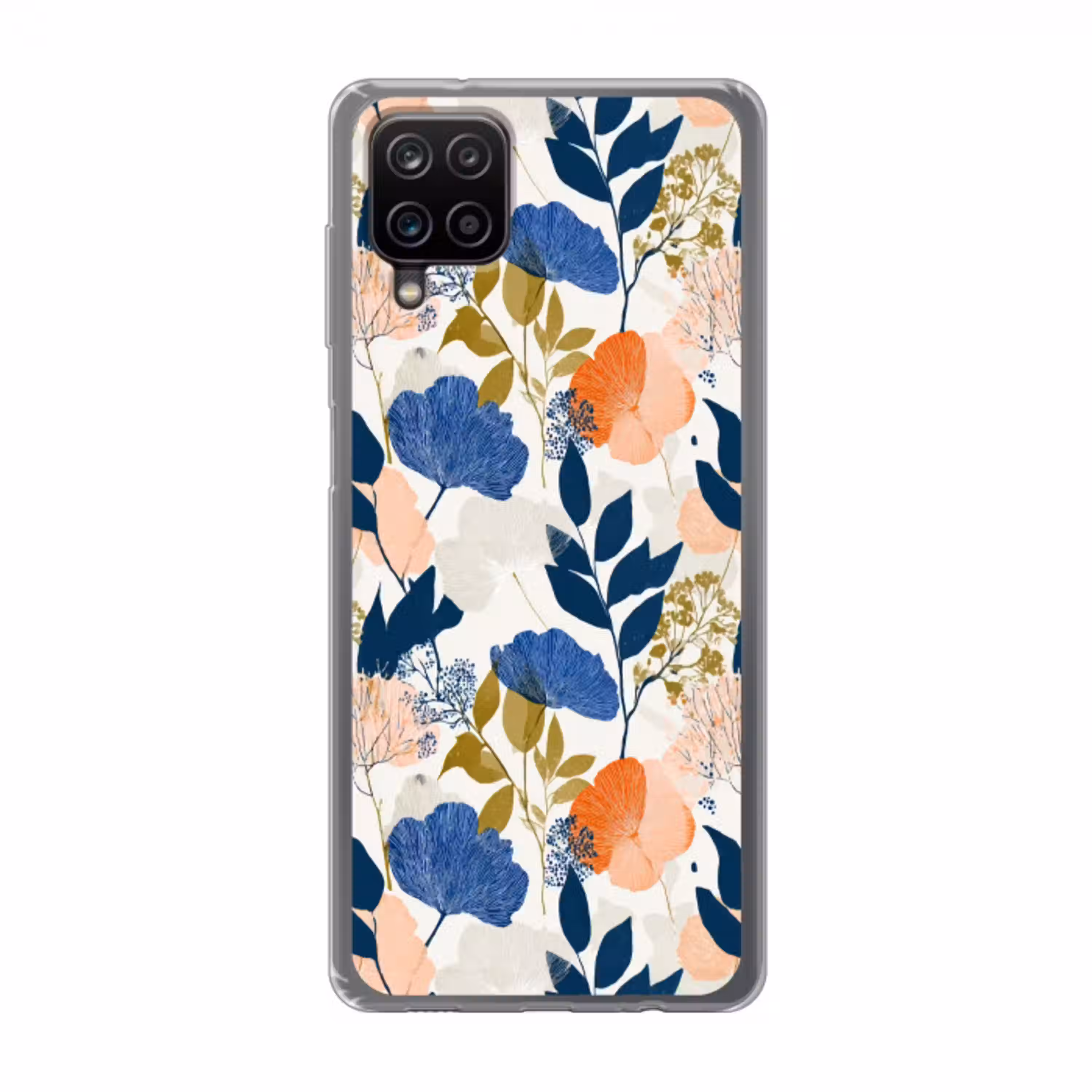 Bloemen - Botanisch - Kleurrijk Telefoonhoesje Samsung Galaxy A12 klein 372 -3d