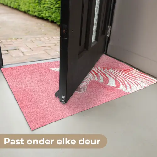 Zebra - Pink - Verf Deurmat klein -USP_NL