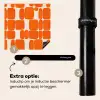 Patroon - Retro - Oranje Inductie beschermer vinyl 3mm middel 274 -zzzzzzz-induclip_NL