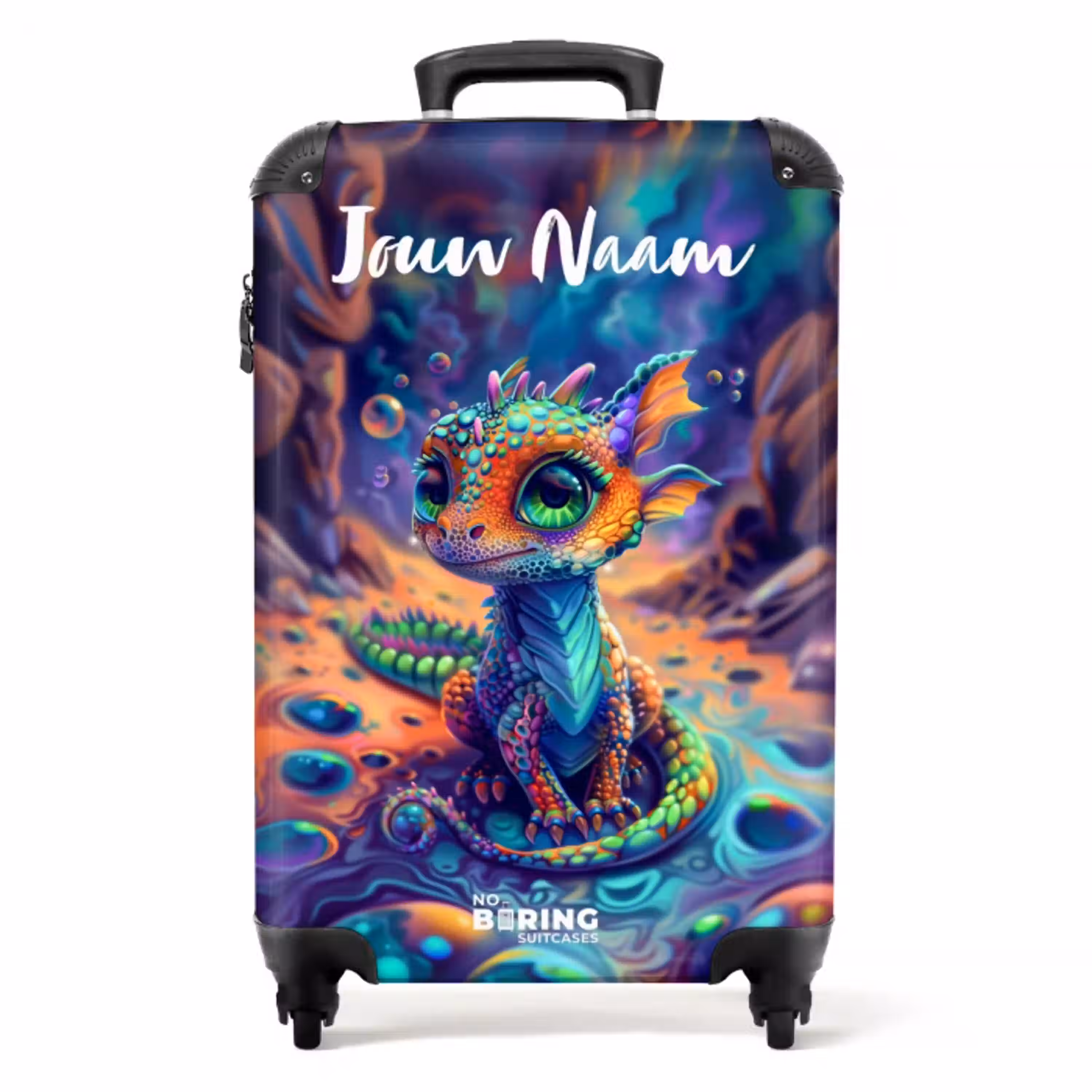 Sierlijke saffierdraak NBS - Handbagage koffer - Kinderen Unisex middel -productfoto_recht