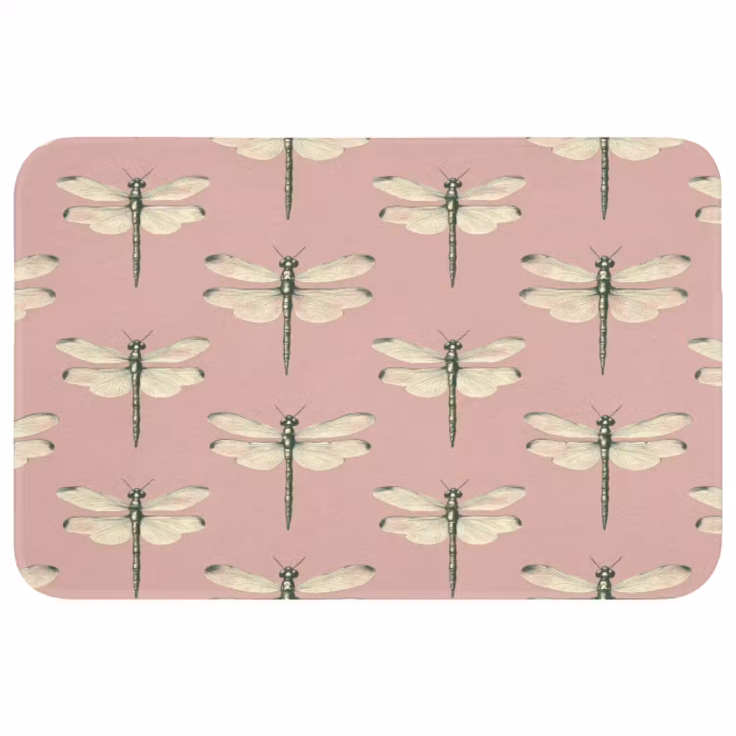 Badmat - Lillibellen - Patroon - Roze