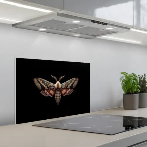 Mot - Oosterse patronen - Sierlijk keuken achterwand spatscherm klein -3d_schuin