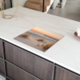 Pier - Zonsondergang - Strand Inductie beschermer vinyl 3mm middel -sfeer8