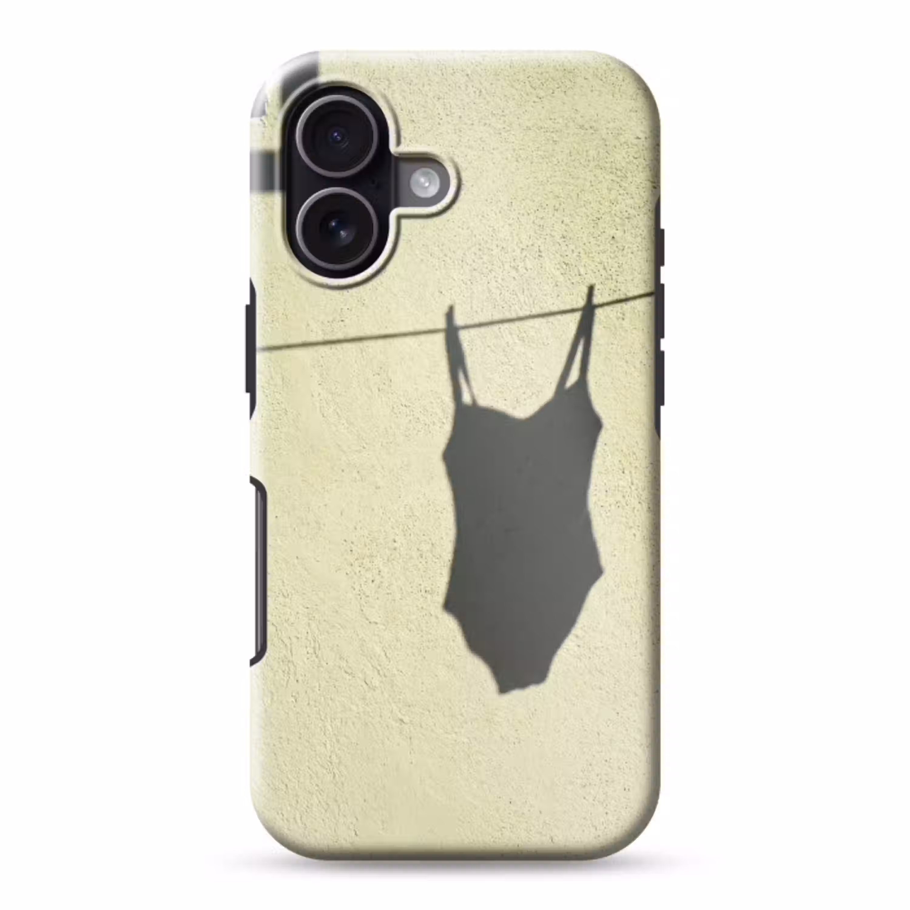 Badpak - Schaduw - Muur - Zomer - Minimalistisch Toughcase MagSafe Apple iPhone 17 klein -3d