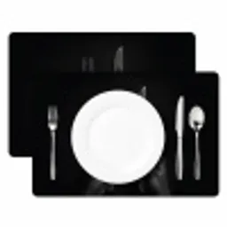 Bestek - Zwart - Wit Placemat vinyl groot -zzsfeer2_Kitchenyeah-website
