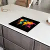 Wereldkaart - Verf - Kleurrijk - Graffiti - Wereld Inductie beschermer vinyl 3mm middel -sfeer8