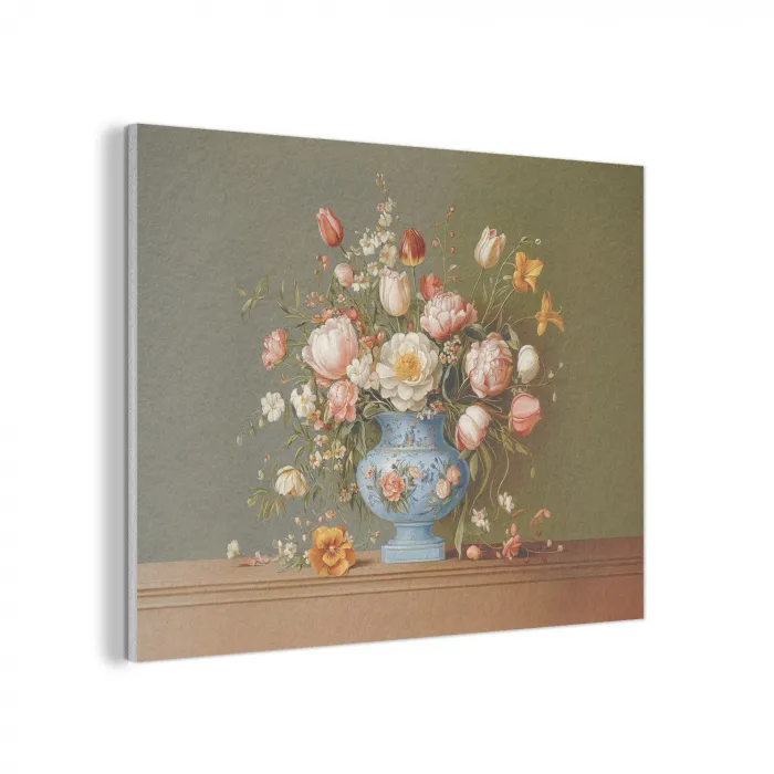 Neutral - Bloemen - Boeket - Vaas PET vilt klein -3d