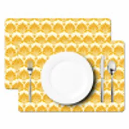 Patroon - Motief - Geel Placemat vinyl groot 368 -zzsfeer2_Kitchenyeah-website