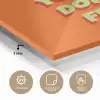 Slow down you're doing fine - Oranje - Simple plexiglas 5mm klein -wsfeer2_DE