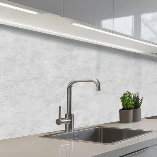 Wit - Muur - Verkleuring keuken achterwand 2 middel 871 -3d_schuin