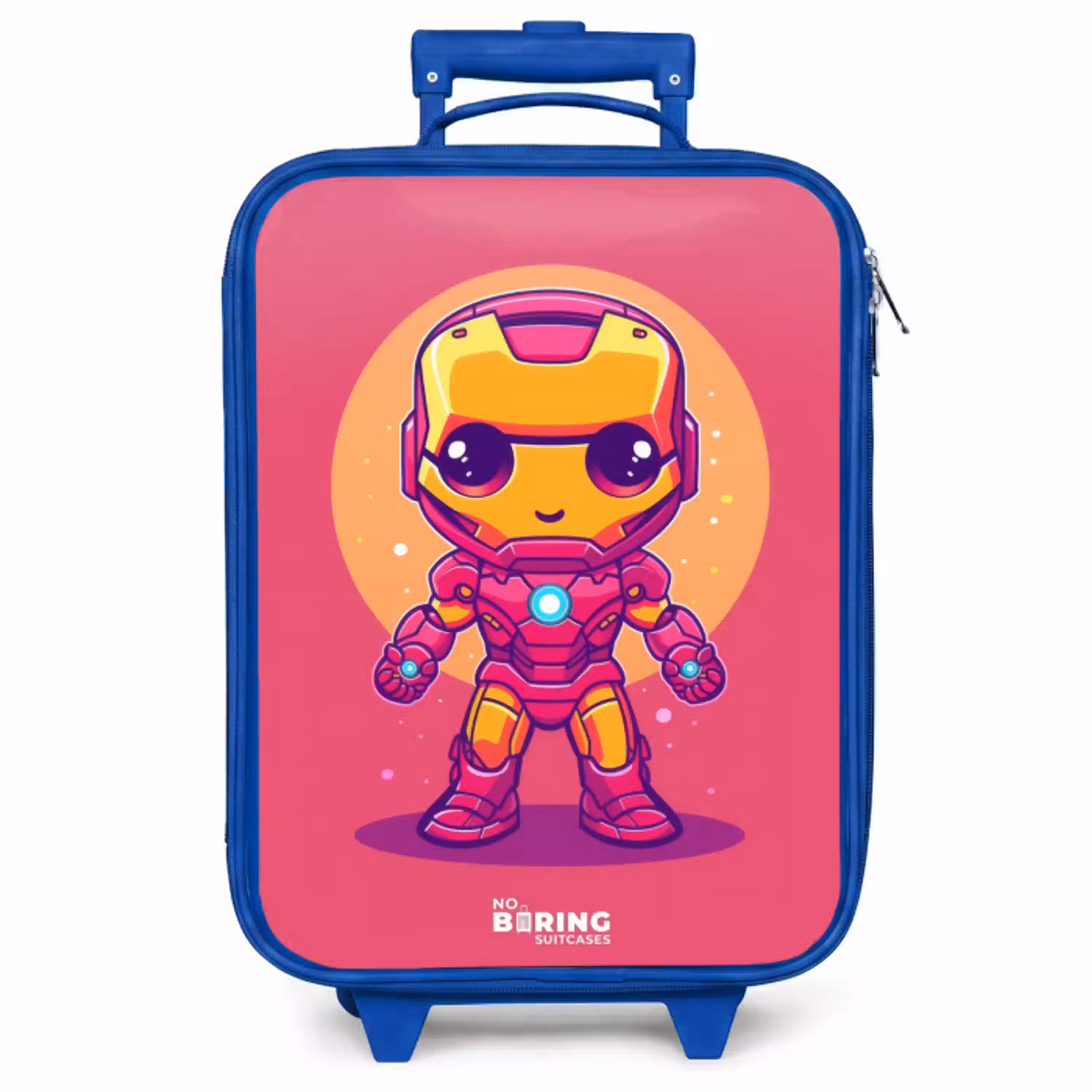 Roze ranger Kinderkoffer - Blauw klein -zzz_website3d