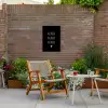 Wijnen wijnen wijnen - Quotes - Spreuken Tuinposter op houten frame 2 cm dik klein -sfeer3