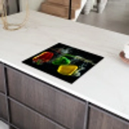 Paprika’s in Watershow Inductie beschermer vinyl 3mm middel -sfeer8