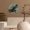 Haakse slijper - Schilderij - Gereedschap Wandcirkel plexiglas klein -sfeer1