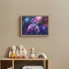 Flamingo's - Dieren - Ruimte - Galaxy Light Box met batterij (Wandlamp kind) middel -sfeer2_kind