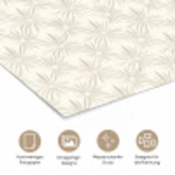 Patroon - Bloemen - Beige poster papier klein 62 -tcloseup_DE