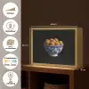 Delfts blauw - Bitterballen - Holland - Schaal Light Box met batterij (Wandlamp) middel -USP_websiteoverzichtNL