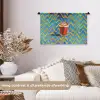 Mok - Koffie - Zigzag - Slagroom Wandkleed katoen klein -sfeer1