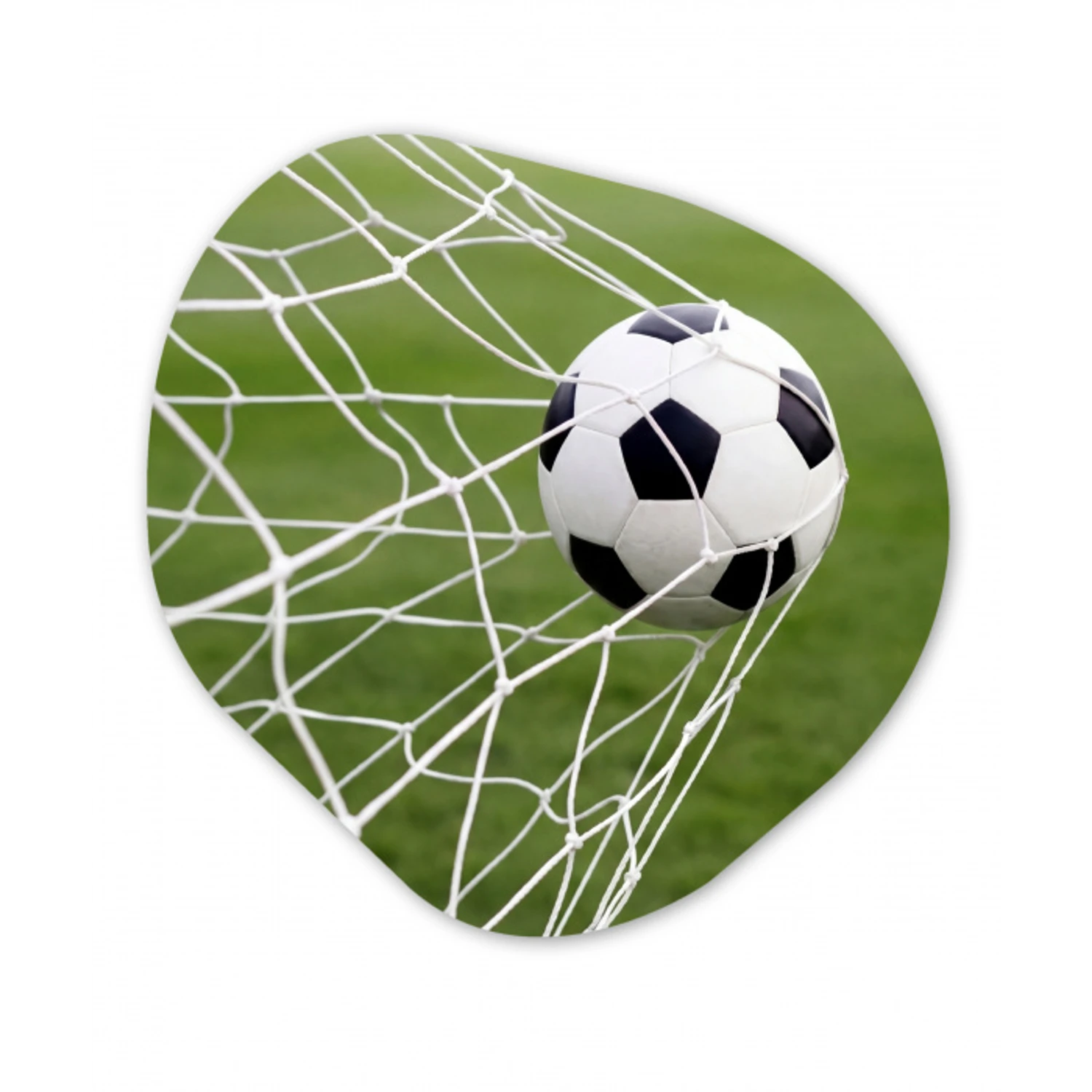 Voetbal - Goal - Net - Sport Wandcirkel Organisch Forex 3mm klein -3d