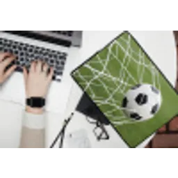 Voetbal - Goal - Net - Sport laptophoes neopreen klein -bureau