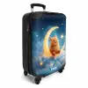Geel monster op de maan NBS - Handbagage koffer - Kinderen Unisex middel -productfoto_3d