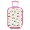 Kleurrijke retro autootjes Kinderkoffer - Roze klein -zz3dotto