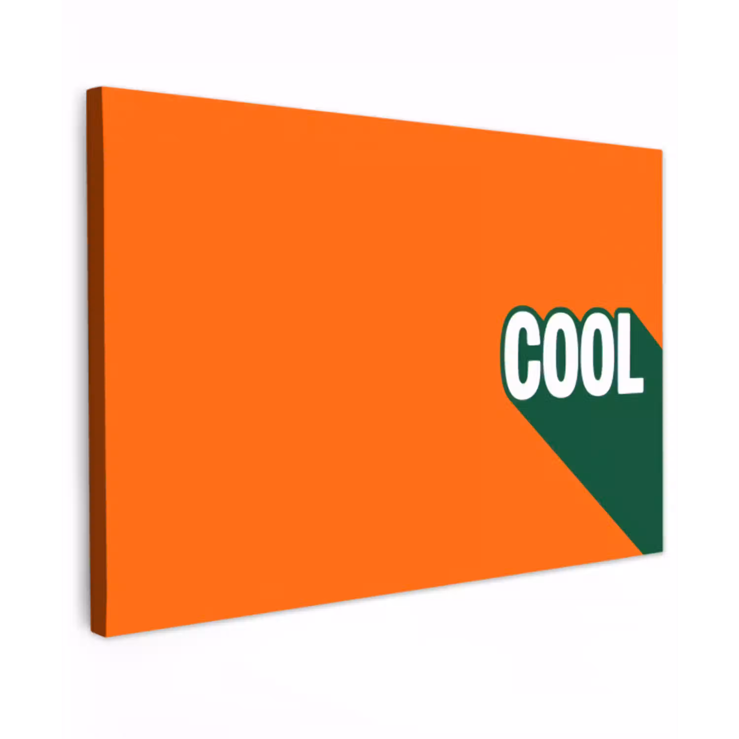 Cool - Oranje - Groen canvas 2cm klein -z3d