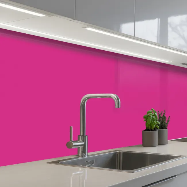 Fuchsia - Neon - Kleuren keuken achterwand 2 middel 871 -3d_schuin