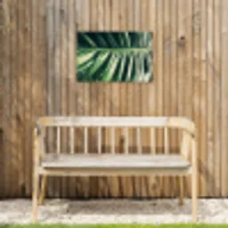 Bladeren - Tropisch - Jungle Tuinposter op houten frame 2 cm dik klein -sfeer4