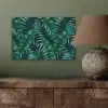 Jungle - Bladeren - Tropisch aluminium wit klein -sfeer2