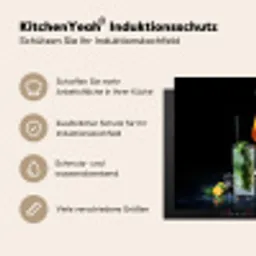Cocktailcollectie in Schemerlicht Inductie beschermer vinyl 3mm middel -tsfeer2_DE