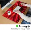 Close up - Bloem- Rood Muismat XXL klein -sfeer3