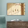 Beige - Paastak - Eieren canvas 2cm klein -sfeer4