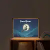Heks - Volle maan - Sterrenhemel Light Box met batterij (Wandlamp kind) middel -sfeer1_kind