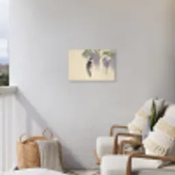 Specht - Bloemen - Paars Tuinposter op houten frame 2 cm dik klein -sfeer1