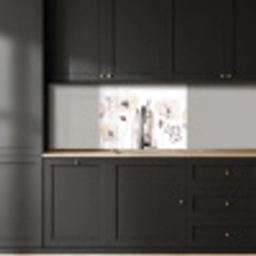 Bloemen - Pastel -  Planten - Wit keuken achterwand 2 middel -sfeer1