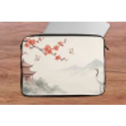 Kraanvogel - Azië - Klassiek laptophoes neopreen klein -tafel
