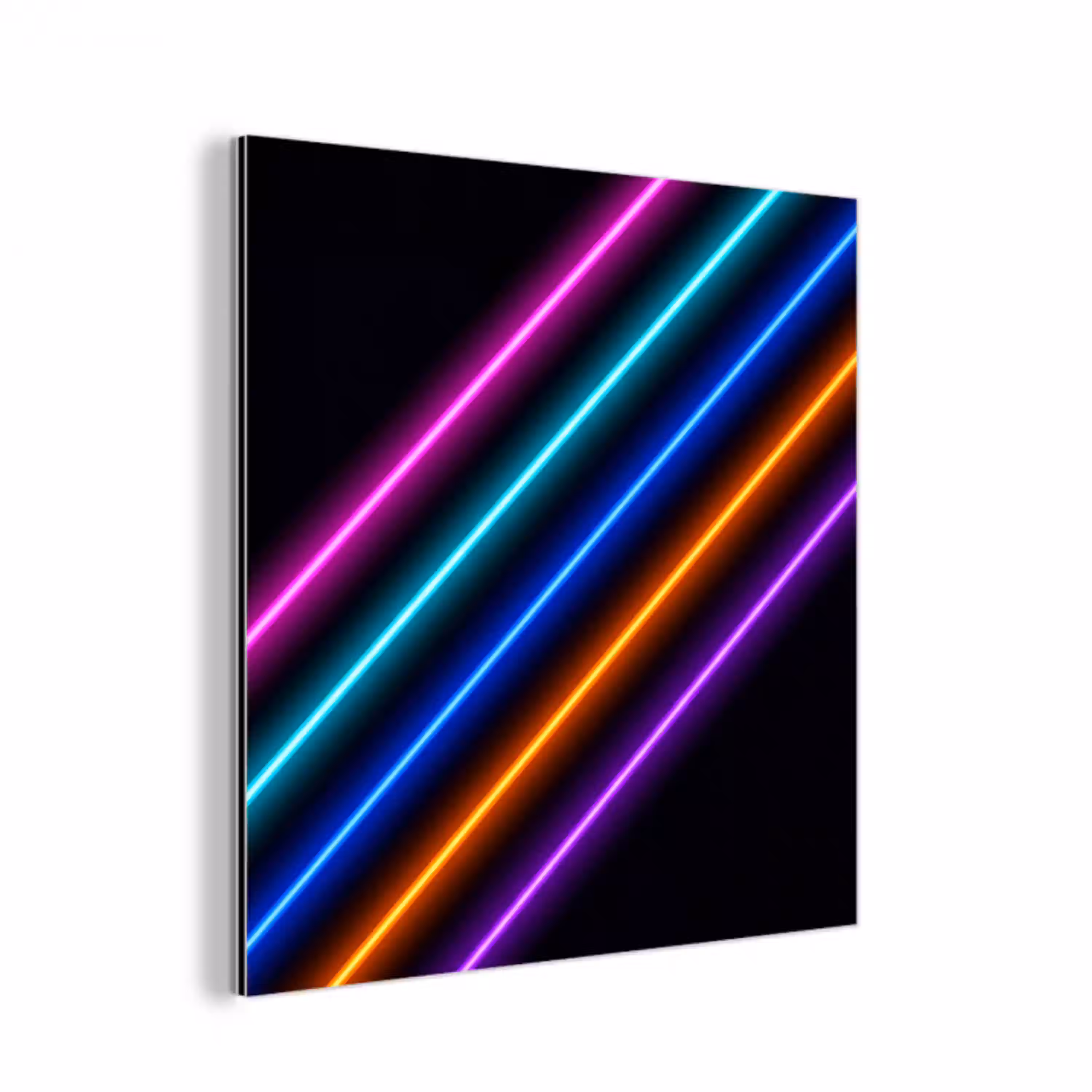 Esthetiek - Retro - Neon aluminium wit klein -3d