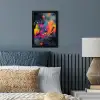 Abstract - Graffiti - Kleurrijk - Verfspatten fotolijst zwart zonder passe partout klein -sfeer3