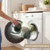 Minimalistisch - Cirkels - Penseelstreken - Beige Badmat klein -USP_WasbaarDE