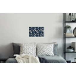 Modern - Geometrisch - Blauw Muursticker klein 286 -slaapkamer