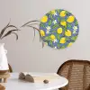 Patroon - Citroen - Illustratie Wandcirkel plexiglas klein 852 -sfeer4