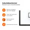 Basketbalbord - Minimalistisch - Zwart Inductie beschermer vinyl 3mm klein -zzzzzzz-td-ups