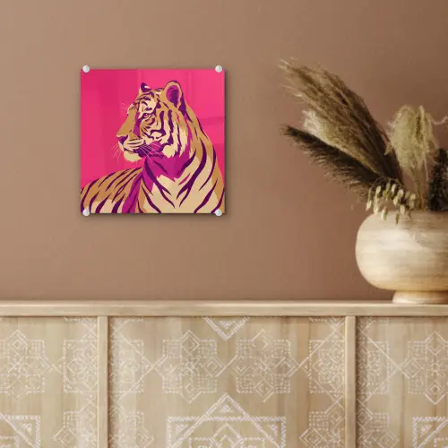 Tijger - Modern - Neon plexiglas 5mm klein -sfeer5