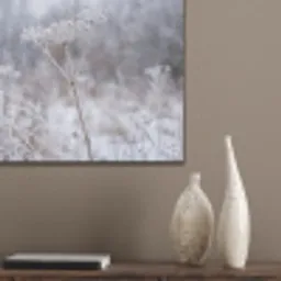 Schermbloem - Rijp - Kristallen - Winter - Delicaat PET vilt klein -sfeer6_closeup