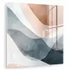 Abstract - Golven - Blauw plexiglas 5mm klein -zzzproduct_nieuw